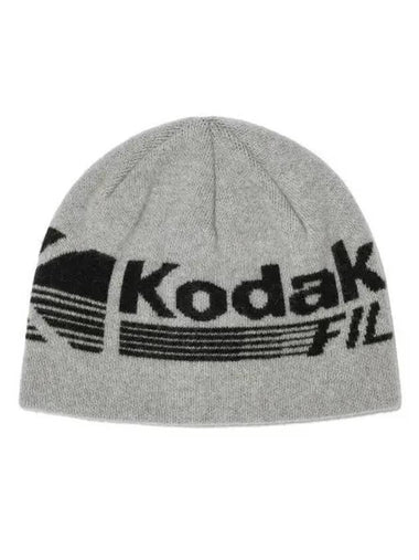 KODAK Logo Knitting Beanie GRAY - KODO - BALAAN 1