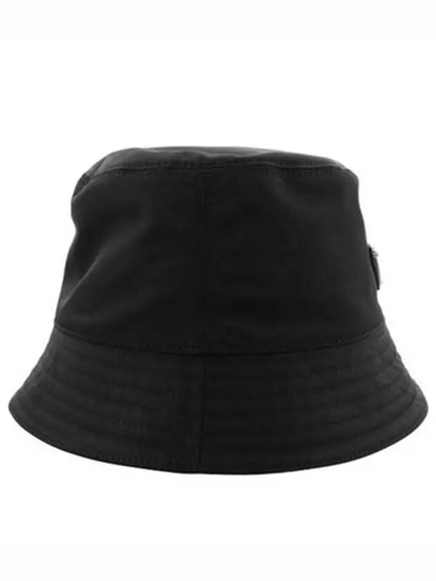 Triangle Logo Re-nylon Bucket Hat Black - PRADA - BALAAN 3