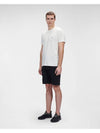 Light Fleece Regular Shorts Black - CP COMPANY - BALAAN 4