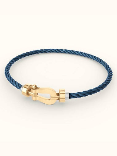 Posten bracelet medium yellow blue jeans 0B0069 6B1068 - FRED - BALAAN 1