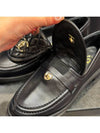 Loafers Lambskin Gold Black - CHANEL - BALAAN 6