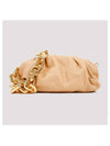 Gold Tin Leather Chain Pouch Bag Almond - BOTTEGA VENETA - BALAAN 2
