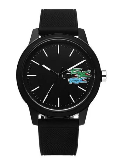 Holiday Capsule Clock Rubber Watch Black - LACOSTE - BALAAN 2