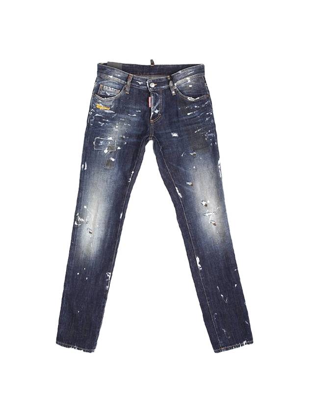 Men's Special Retro Slim Fit Jeans Navy - DSQUARED2 - BALAAN 1