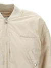 Bessime Embroidered Logo Bomber Jacket Beige - ISABEL MARANT - BALAAN 4