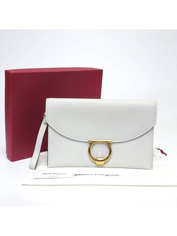 Ferragamo 21 H770 Gancini Margaux Clutch Bag - SALVATORE FERRAGAMO - BALAAN 1