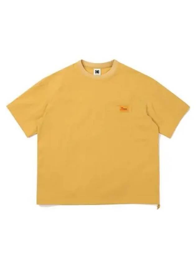 KODAK Apparel Core Pocket Woven Short Sleeve Tee MUSTARD - KODO - BALAAN 1