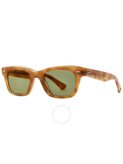 Garrett Leight GROVE SUN Green Rectangular Sunglasses 2143 EMT/GRN 48 - GARRETT LEIGHT - BALAAN 2