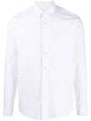 Classic Long Sleeve Shirt White - AMI - BALAAN 3