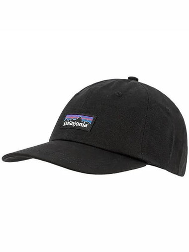 P 6 Label Tread Ball Cap Black - PATAGONIA - BALAAN 1