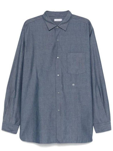 Long Sleeve Shirt SUGF359ID Free Indigo - NANAMICA - BALAAN 1