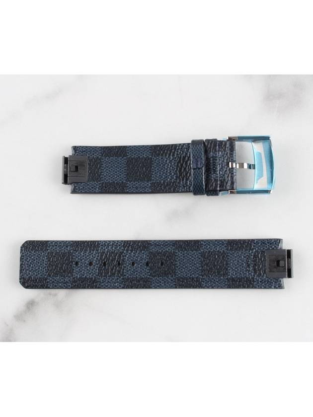 Tambour Damier cobalt canvas strap - LOUIS VUITTON - BALAAN 3