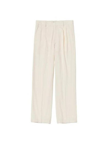 Suit Pants 759235 Ivory - AURALEE - BALAAN 1