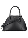 Emma Small Leather Tote Bag Black - A.P.C. - BALAAN 1