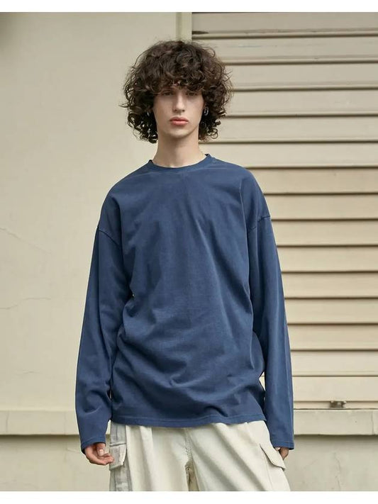 Pigment Long Sleeve T-Shirt Navy - FLUKE - BALAAN 1