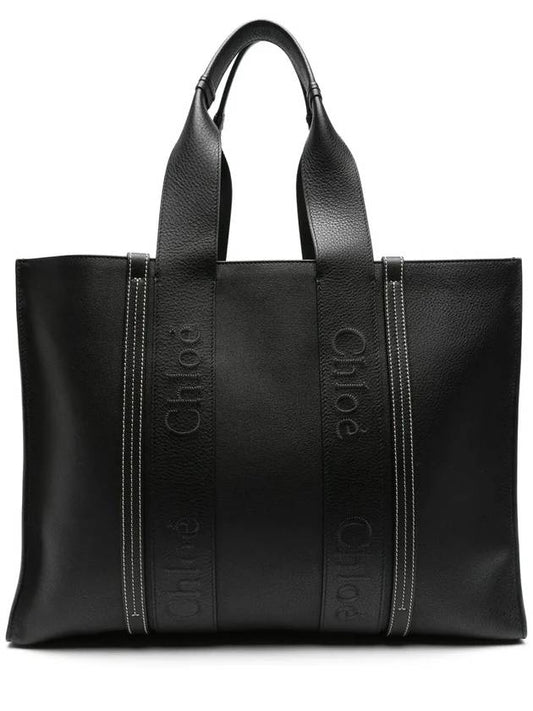 large Woody leather tote bag CHC382M40001 - CHLOE - BALAAN 2