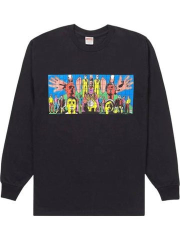 Gilbert And George Death After Life Long Sleeve T-Shirt Black - SUPREME - BALAAN 1