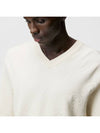 Knit Vito Jacquard V Neck Sweater FMKW07769 E026 Men's Vito Jacquard V Neck Sweater - J.LINDEBERG - BALAAN 4