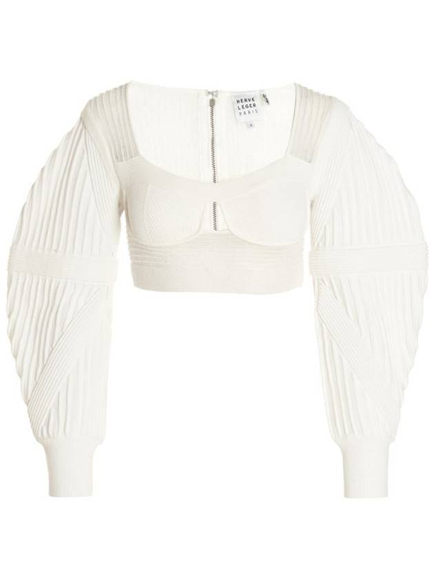 Hervé Léger Knit Bustier Top - HERVE LEGER - BALAAN 1