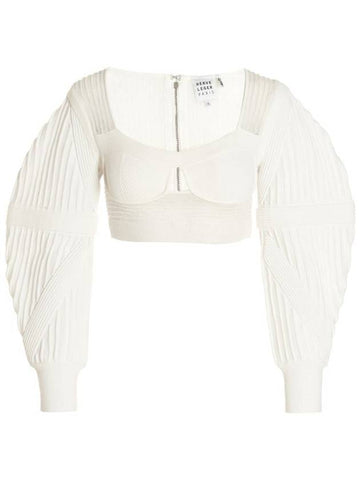 Hervé Léger Knit Bustier Top - HERVE LEGER - BALAAN 1