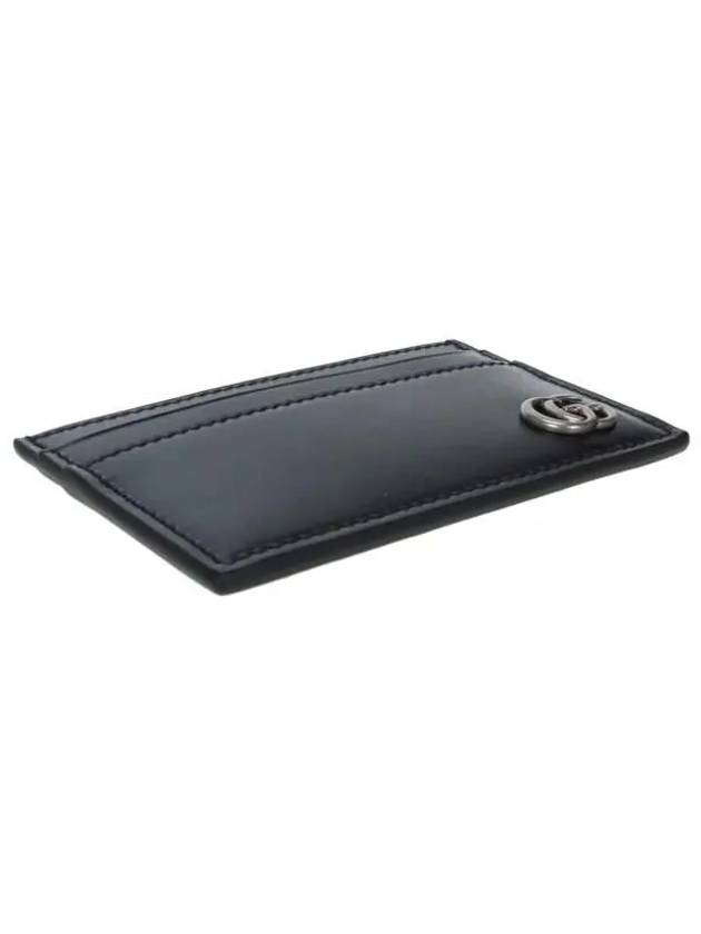 GG Marmont 2-Stage Card Wallet Black - GUCCI - BALAAN.