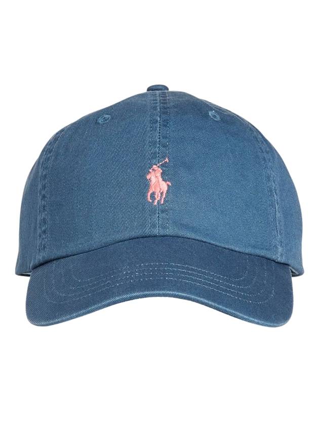 Embroidered Pony Logo Ball Cap Blue - POLO RALPH LAUREN - BALAAN 1