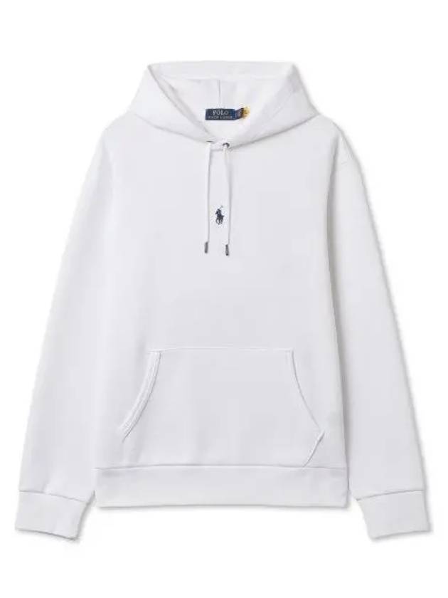 double knit hoodie white - POLO RALPH LAUREN - BALAAN 2