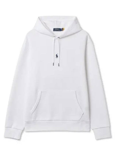 double knit hoodie white - POLO RALPH LAUREN - BALAAN 2