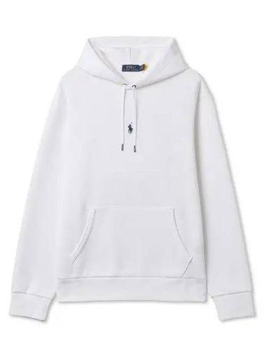 double knit hoodie white - POLO RALPH LAUREN - BALAAN 1