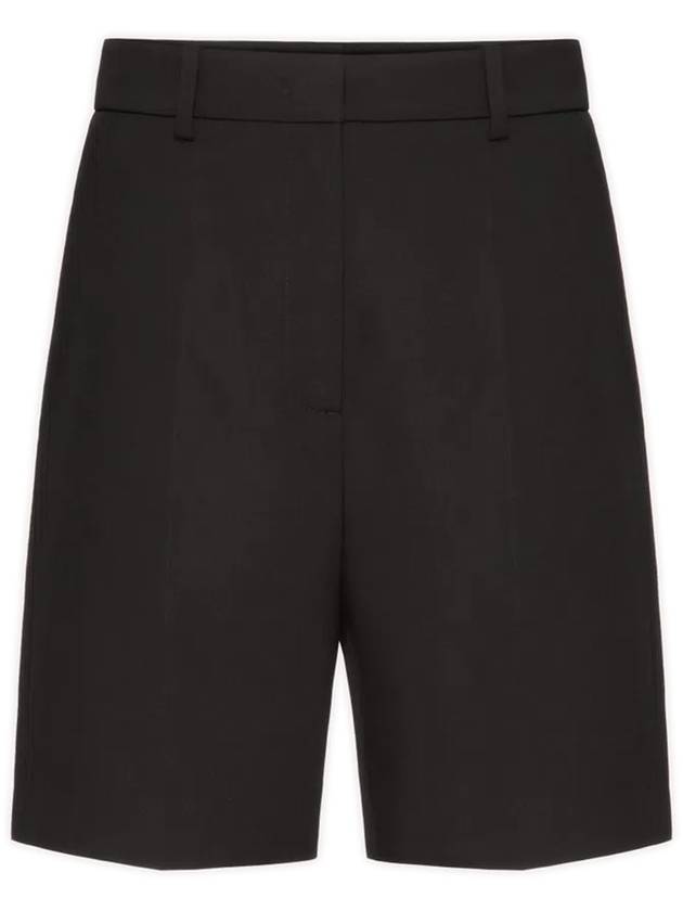 Valentino Garavani Shorts Black - VALENTINO - BALAAN 1