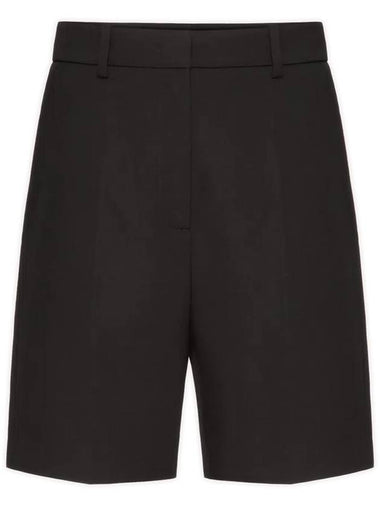 Valentino Garavani Shorts Black - VALENTINO - BALAAN 1