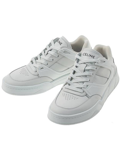 CT 07 Calfskin Low Top Sneakers White - CELINE - BALAAN 2