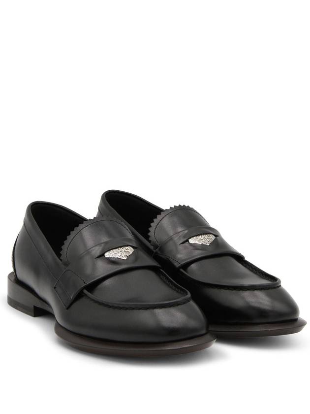 23 ss Black Leather Loafer 705086WHSWJ1530 B0480002953 - ALEXANDER MCQUEEN - BALAAN 7