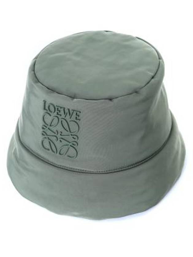 Puffer Nylon Bucket Hat Khaki - LOEWE - BALAAN 3