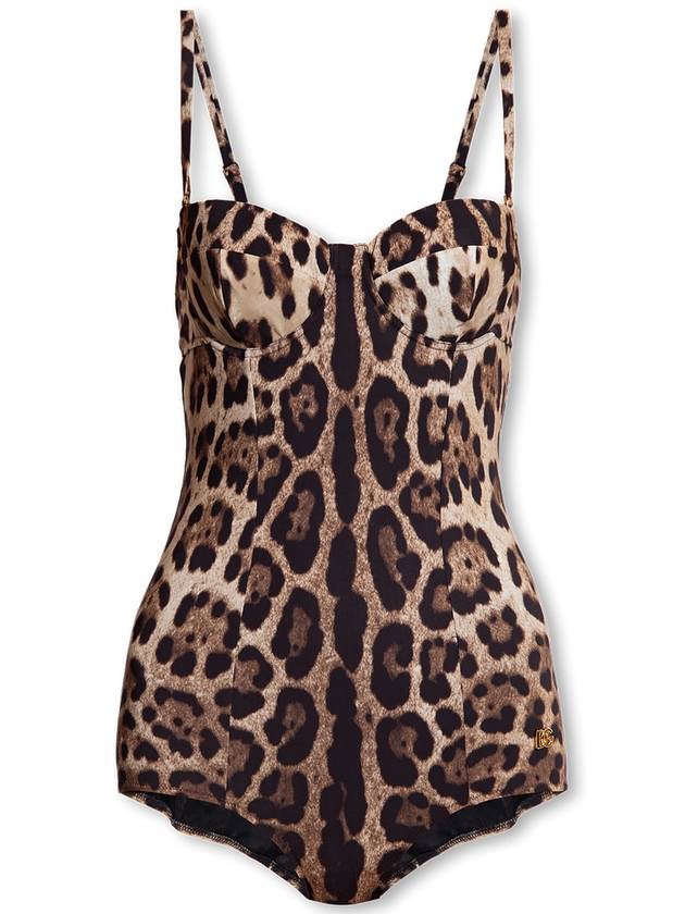 24 ss One Piece Swimsuit WITH Iconic Animalear Motif O9A13JONO11HY13M B0650988800 - DOLCE&GABBANA - BALAAN 2