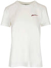 Woman's Logo Short Sleeve T-Shirt White - OFF WHITE - BALAAN 1