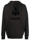 Miley Logo Hoodie Faded Black - ISABEL MARANT - BALAAN 2