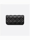 Lady Phone Cannage Lambskin Pouch Black - DIOR - BALAAN 6