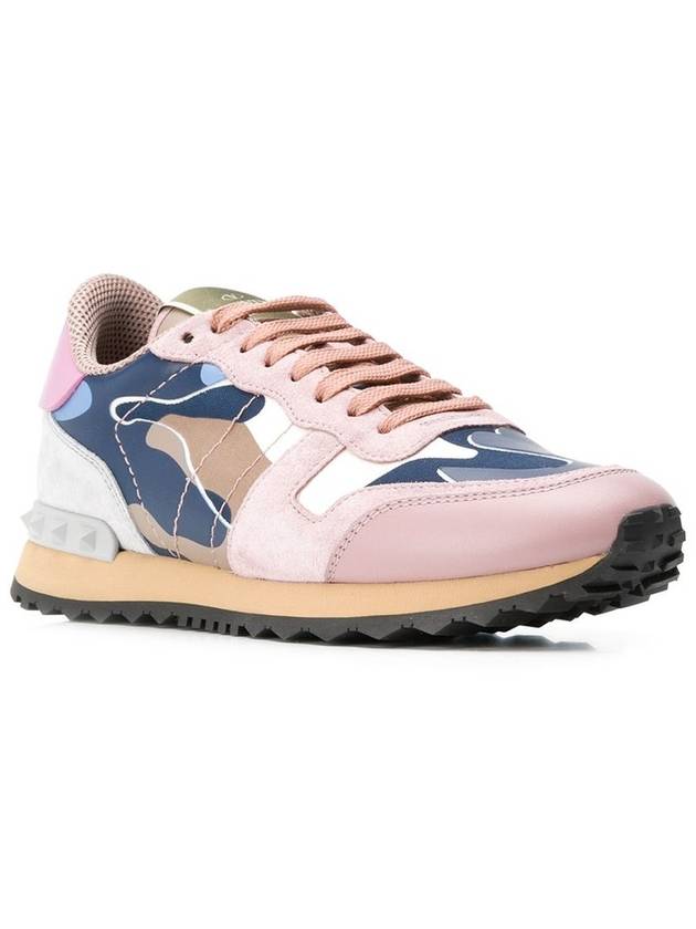 Women's Rock Runner Sneakers RW2S0291TNL - VALENTINO - BALAAN 3