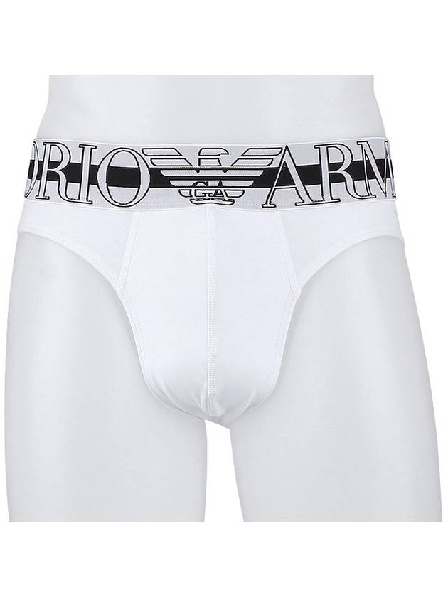 Mega Logo Triangle Briefs 110814 3R516 00010 - EMPORIO ARMANI - BALAAN 1