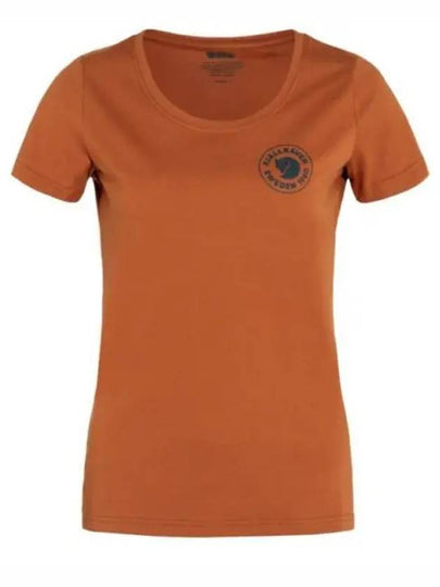 Women's 1960 Logo T-Shirt Terracotta Brown - FJALL RAVEN - BALAAN 2