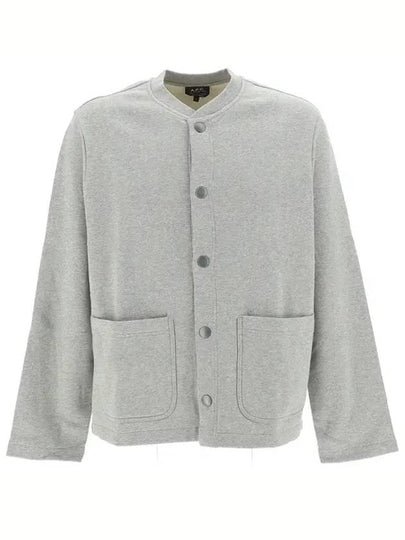 Men's Stevie Cardigan Grey - A.P.C. - BALAAN 2