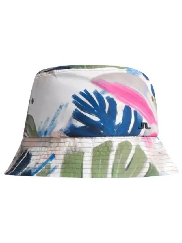 Olaf Print Bucket Hat Calypso Oil Green - J.LINDEBERG - BALAAN 2