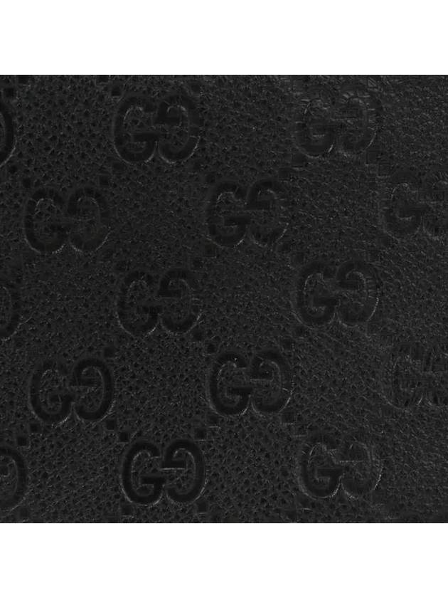 GG Emblem Small Leather Shoulder Bag Black - GUCCI - BALAAN 8