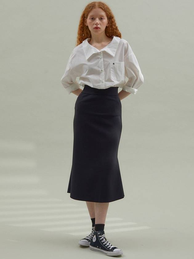 Span Mermaid Skirt Black - MANAVIS7 - BALAAN 1