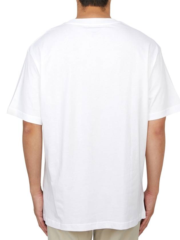 Heart Logo Cotton Short Sleeve T-Shirt White - A.P.C. - BALAAN 4