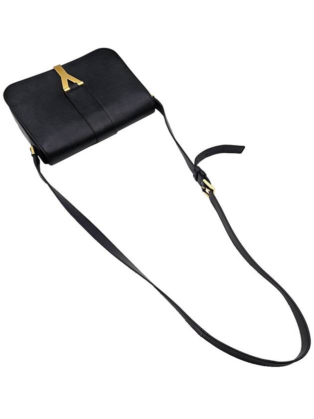 Saint Laurent 311214 Black Classic Y Logo Satchel Crossbody Bag - SAINT LAURENT - BALAAN 5