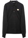 Logo Polo Shirt Black - DOLCE&GABBANA - BALAAN 3