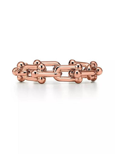 Tiffany HardWearMicro Link Ring Rose Gold - TIFFANY & CO. - BALAAN 1