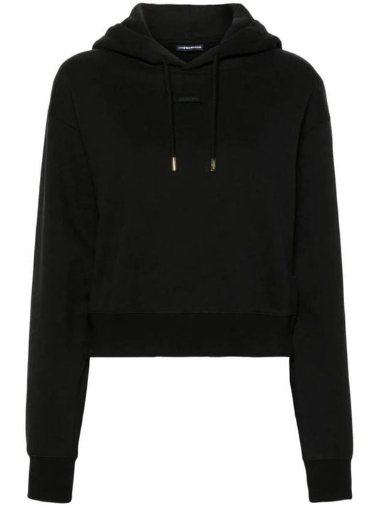 Le Sweatshirt Gros Grain Cotton Hoodie Black - JACQUEMUS - BALAAN 1
